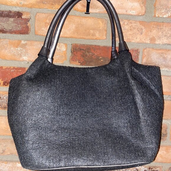 Kate Spade Felt Tote W/Sparkly Gems Handbag - Picture 2 of 3